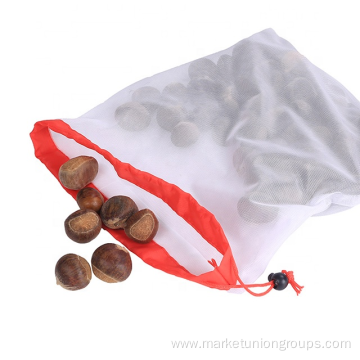 Organic String Shopping Bag Cotton Mesh Grocery Bag Mesh Woven Net Shopping Bag